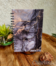 Load image into Gallery viewer, "Monochrome" Handmade Notebook
