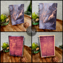 Load image into Gallery viewer, "Monochrome" Handmade Notebook