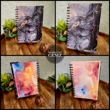 Load image into Gallery viewer, "Monochrome" Handmade Notebook