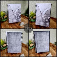 Load image into Gallery viewer, "Monochrome" Handmade Notebook