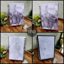 Load image into Gallery viewer, "Monochrome" Handmade Notebook