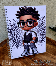 Load image into Gallery viewer, "The Cool Kids ~ Boys" Handmade Subject Notebook