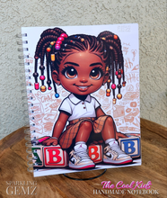 Load image into Gallery viewer, "The Cool Kids ~ Girls" Handmade Subject Notebook