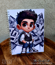 Load image into Gallery viewer, "The Cool Kids ~ Boys" Handmade Subject Notebook