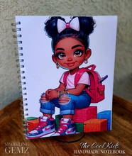 Load image into Gallery viewer, "The Cool Kids ~ Girls" Handmade Subject Notebook