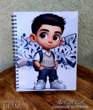 Load image into Gallery viewer, "The Cool Kids ~ Boys" Handmade Subject Notebook