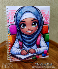 Load image into Gallery viewer, "The Cool Kids ~ Girls" Handmade Subject Notebook