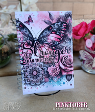 Load image into Gallery viewer, "Pinktober" Handmade Notebook