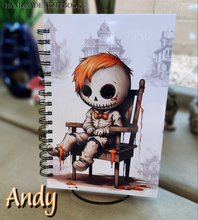 Load image into Gallery viewer, "Spooky Series" Handmade Notebook