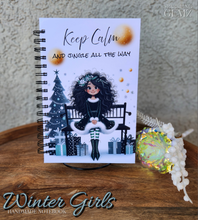 Load image into Gallery viewer, "Winter Girls" Handmade Notebook
