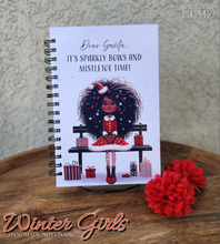 Load image into Gallery viewer, "Winter Girls" Handmade Notebook