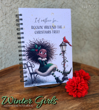Load image into Gallery viewer, "Winter Girls" Handmade Notebook