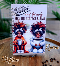 Load image into Gallery viewer, "Caffeine Queens" Handmade Journal