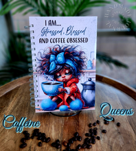 Load image into Gallery viewer, "Caffeine Queens" Handmade Journal