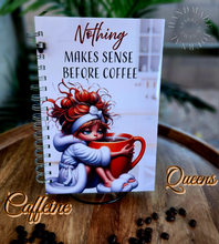 Load image into Gallery viewer, "Caffeine Queens" Handmade Journal