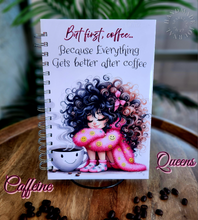 Load image into Gallery viewer, "Caffeine Queens" Handmade Journal