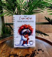 Load image into Gallery viewer, "Caffeine Queens" Handmade Journal