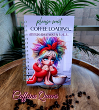 Load image into Gallery viewer, "Caffeine Queens" Handmade Journal