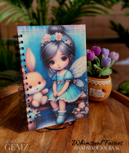 Load image into Gallery viewer, "Whimsical Fairies" Handmade Journal
