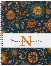 Load image into Gallery viewer, "Boho" Handmade Subject Notebook