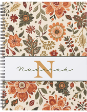 Load image into Gallery viewer, "Boho" Handmade Subject Notebook