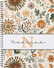 Load image into Gallery viewer, "Boho" Handmade Subject Notebook