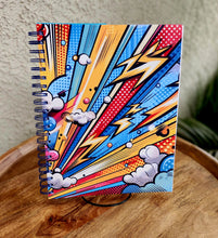 Load image into Gallery viewer, "Cartoon Comics~ Zap" Handmade Subject Notebook