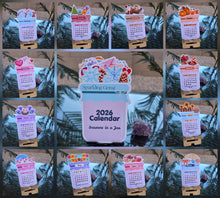 Load image into Gallery viewer, "Seasons in a Jar" Handmade Desk Calendar