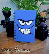 Load image into Gallery viewer, "Cartoon Expressions" Handmade Notebook