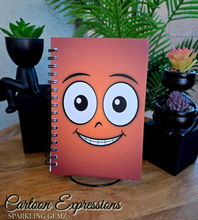 Load image into Gallery viewer, "Cartoon Expressions" Handmade Notebook