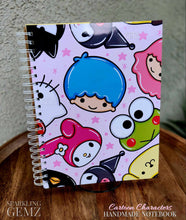 Load image into Gallery viewer, "Kuromi & Friends" Handmade Subject Notebook