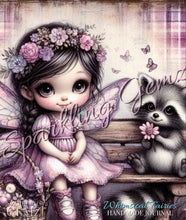 Load image into Gallery viewer, "Whimsical Fairies" Handmade Journal