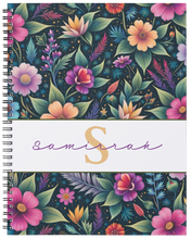 Load image into Gallery viewer, "Wildflowers" Handmade Subject Notebook