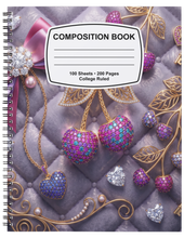 Load image into Gallery viewer, "Luxe" Handmade Subject Notebook