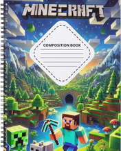 Load image into Gallery viewer, "The Overworld" Handmade Subject Notebook