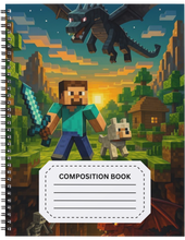 Load image into Gallery viewer, "The Overworld" Handmade Subject Notebook