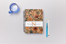 Load image into Gallery viewer, "Boho" Handmade Subject Notebook