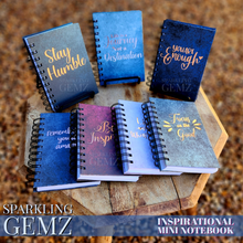 Load image into Gallery viewer, "Grunge" Inspirational Mini Notebook