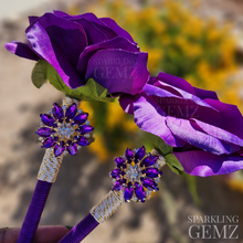 Load image into Gallery viewer, "Purple Passion" Faux Flower Pen
