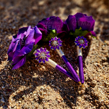 Load image into Gallery viewer, "Purple Passion" Faux Flower Pen