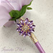 Load image into Gallery viewer, "Lavender Bliss" Faux Flower Pen