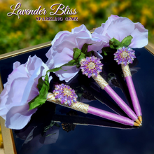 Load image into Gallery viewer, "Lavender Bliss" Faux Flower Pen