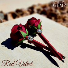 Load image into Gallery viewer, "Red Velvet" Faux Flower Pen