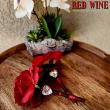 Load image into Gallery viewer, "Red Wine" Faux Flower Pen