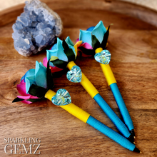 Load image into Gallery viewer, "Iris" Faux Flower Pen