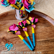 Load image into Gallery viewer, "Iris" Faux Flower Pen