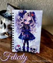 Load image into Gallery viewer, "Tony Bones" Handmade Notebook