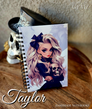 Load image into Gallery viewer, "Tony Bones" Handmade Notebook