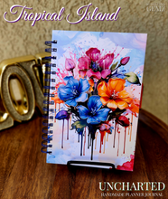 Load image into Gallery viewer, Tropical Island "Uncharted" Planner Journal