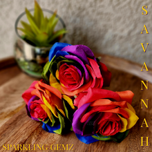 Load image into Gallery viewer, "Savannah Rose" Faux Flower Pen